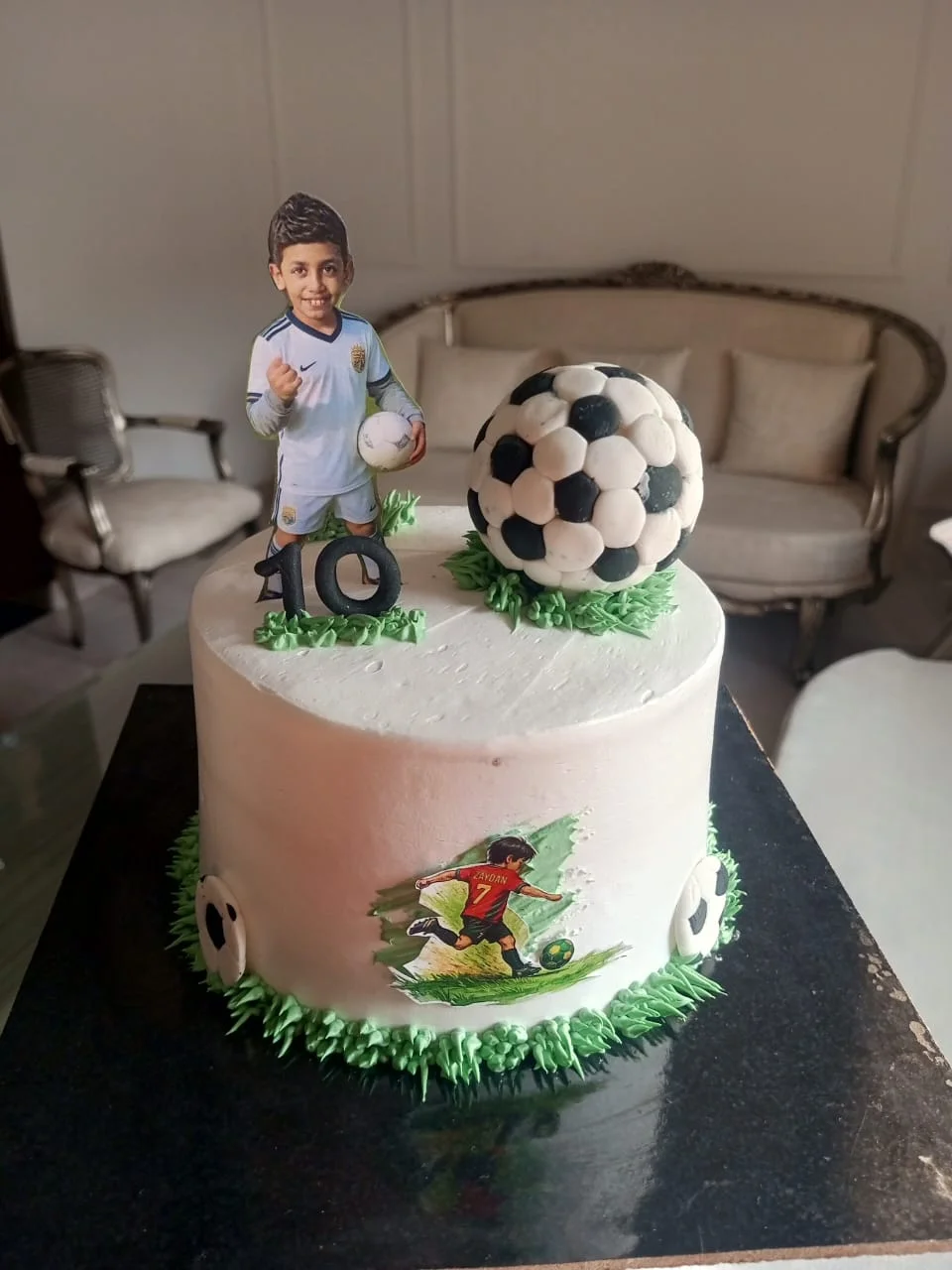 Custom Football Birthday Cake