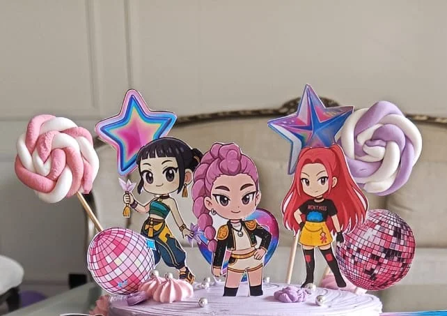K-Pop Demon Hunters Cake Details
