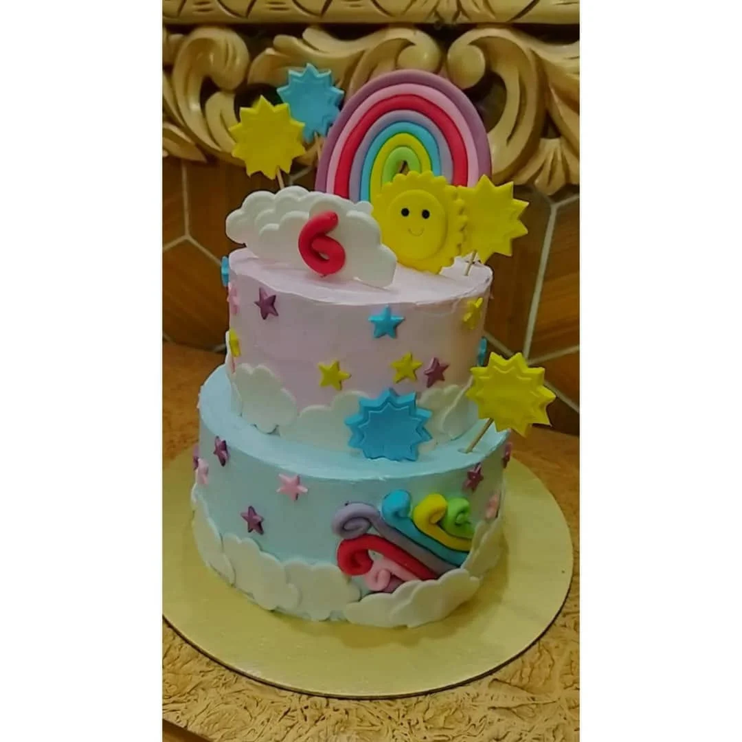 Multi-tier cake made for a special celebration