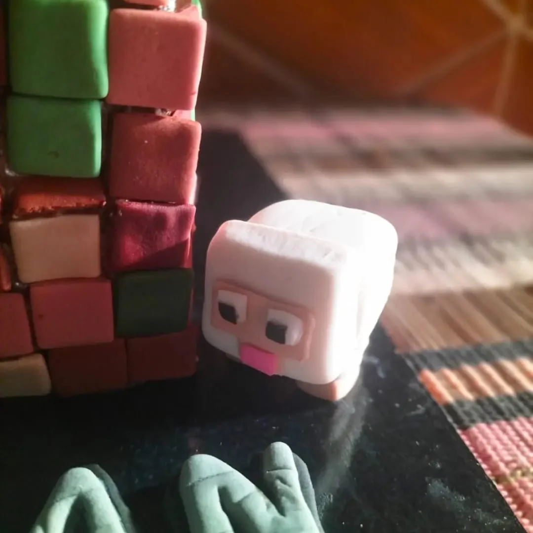  Minecraft Birthday Cake sheep