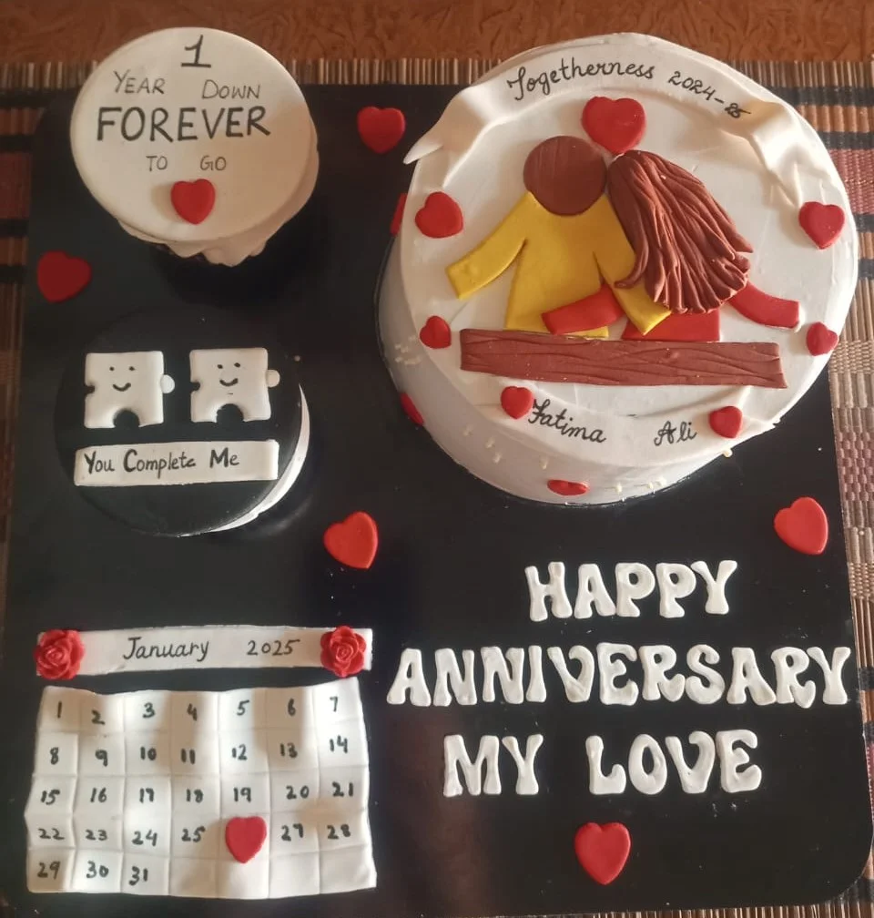 Personalised bento cake for a special moment
