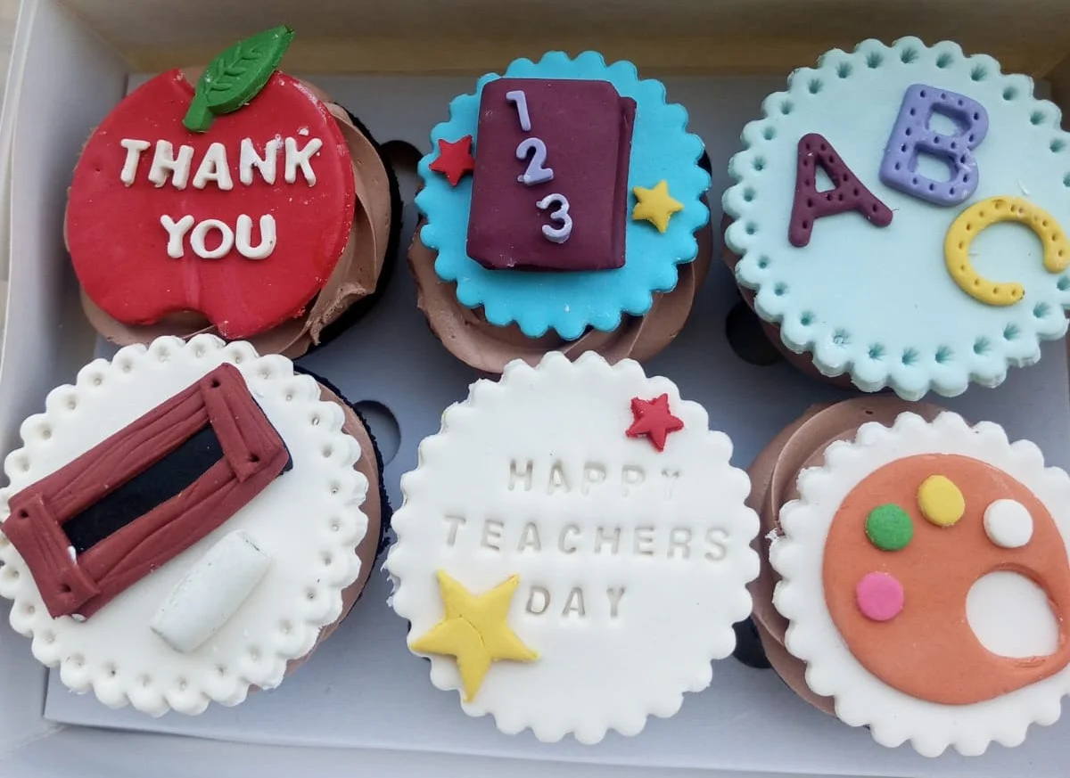 Homemade cupcakes for birthday celebrations