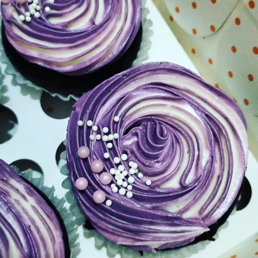 Freshly baked cupcakes ready to share