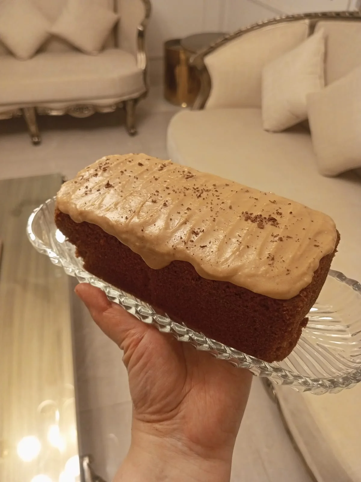 Freshly baked homemade tea cake