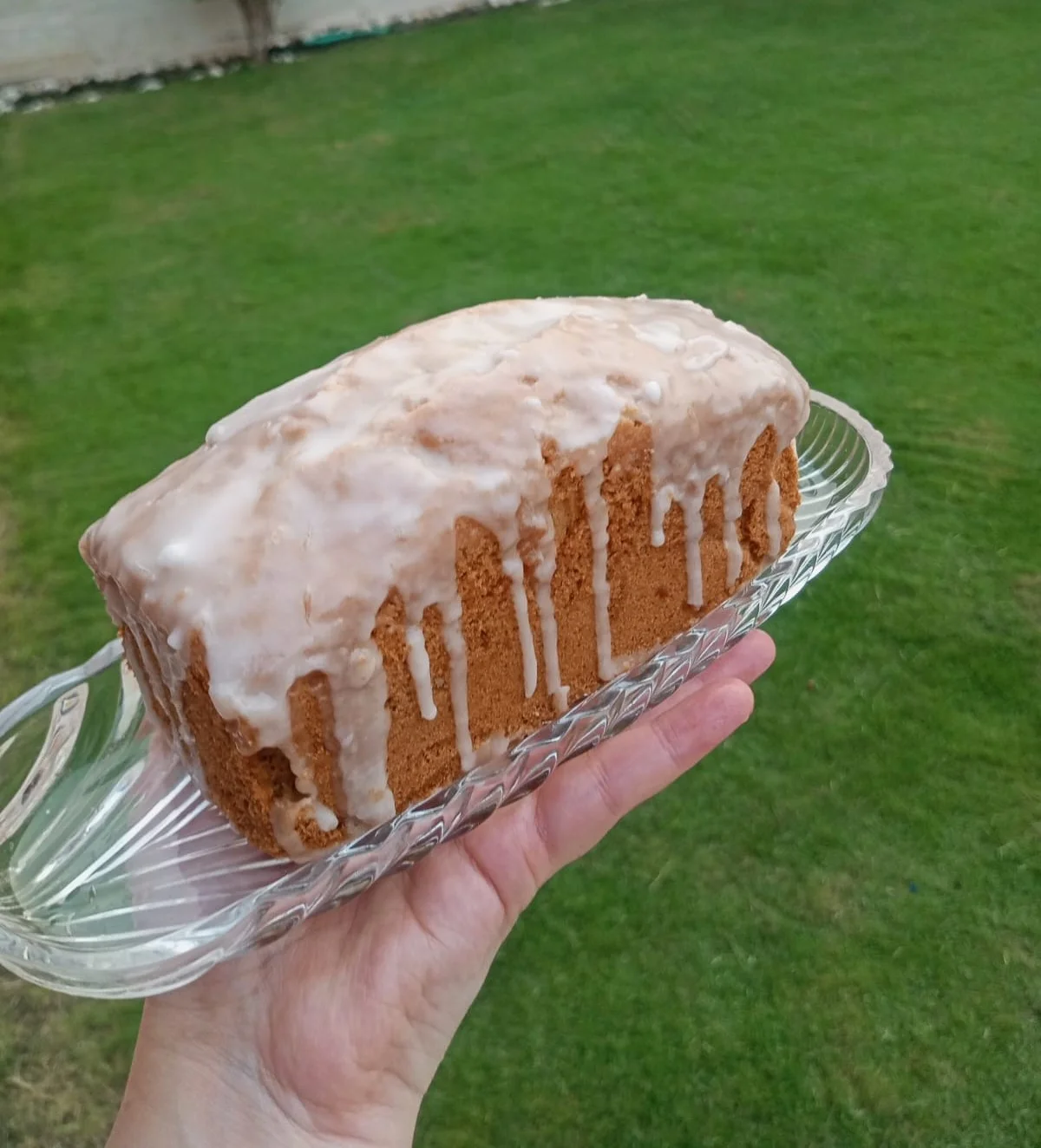 Freshly baked homemade tea cake in Lahore