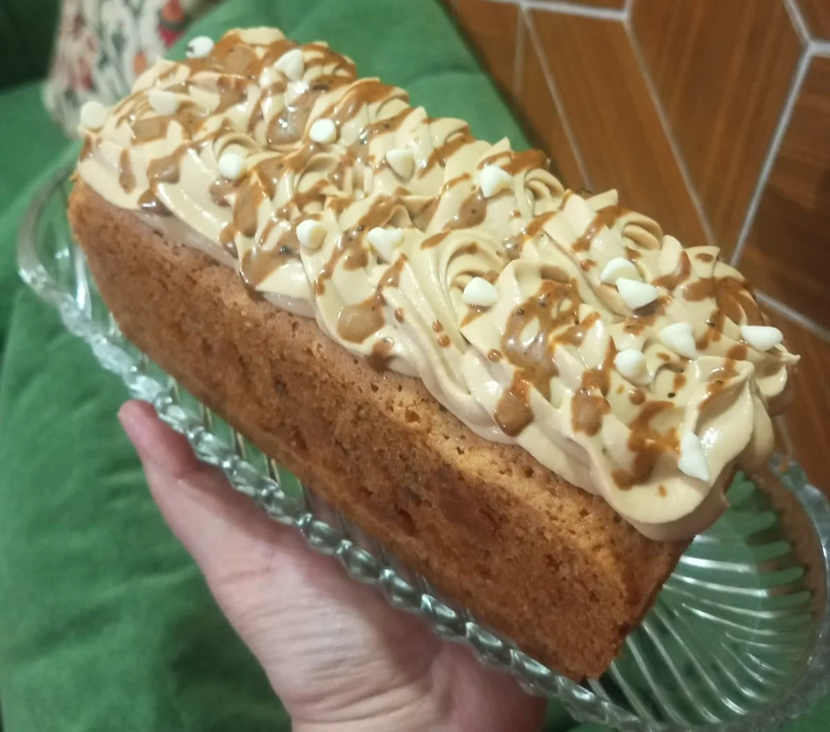 Homemade tea cake prepared as a thoughtful treat